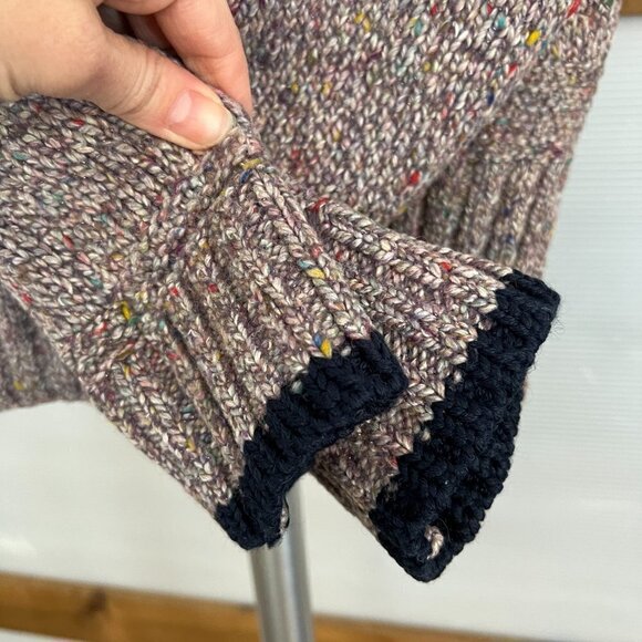 Rachel Zoe Wool Silk Blend Multicolor High Neck Knit Sweater Sz S - Picture 8 of 15